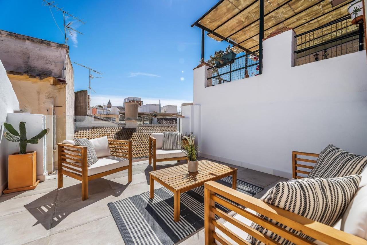 Urban Rose , Superb Private House In Historical Center, With Sunny Rooftop Μάλαγα Εξωτερικό φωτογραφία